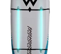 Dilwe Lumière LED à Paddle, Changeant de Couleur, Batterie Rechargeable, Sac de Transport, Imperméable, adapté à la Planche à Paddle, Kayak (Plusieurs Couleurs claires)
