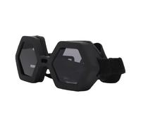 Dilwe Lunettes de Soleil pour Petits Chiens, Lunettes pour Animaux de Compagnie Coupe-Vent et Résistantes au Sable pour Petits Chiens avec Sangle Réglable (Black)