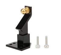 Dilwe Manille D'attelage de Remorquage en Métal 1/10, Crochet de Remorque RC pour D90 SCX10 CC01, avec Une Conception Robuste Haute Performance, Facile à Installer (Black)