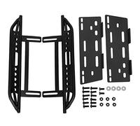 Dilwe Marchepied latéral en métal marchepied pédale Plaque Simulation pédale pour Axial SCX10 II 90046 Chenille 1/10 Voiture RC Accessoires de Voitures Miniatures