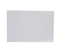 Dilwe Matériau de Panneau Vierge de Pickguard pour Guitare électrique DIY, Plaque à Gratter en PVC à 3 Plis pour un Remplacement personnalisé, avec Haute Température et Résistance aux (WHITE)