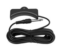 Dilwe Micro de Guitare Acoustique Classique, Micro de Trou Sonore Haute sensibilité à Faible Bruit avec 2 Boutons à Ressort pour Guitare Classique Acoustique de 38 39 40 41 Pouces