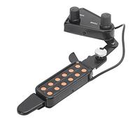 Dilwe Micro de Guitare, Transducteur électrique Soundhole avec Contrôle du Volume de tonalité, Pas de Batterie, Aucun Trou Requis, pour Guitare Acoustique, ukulélé, Violon Basse