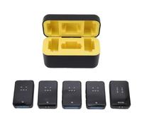 Dilwe Microphone Lavalier sans Fil, Sonore Claire, pour Un Réglage du Son en Temps Réel, avec Stabl ... Le Signal Le, de Revers Portable pour l'ordinateur de Téléphone en Direct en Direct