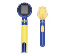Dilwe Microscope pour Enfants avec Receveur, Microscope Numérique Portatif | Zoom 100-500x, 8 Lumières LED, Matériau ABS, Exploration en Plein Air, Chargement de Type C