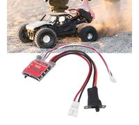 Dilwe Mini ESC, Contrôleur de Vitesse électronique brossé 30A avec Frein pour 1/18 1/24 1/32 Échelle RC COMPACTS pour 2S LIPO/NIMH