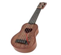 Dilwe Mini Jouet ukulélé en Plastique pour Enfants, Instrument de Musique Jouable à 4 Cordes avec Un Design Léger pour L'éducation Précoce et Les Débutants