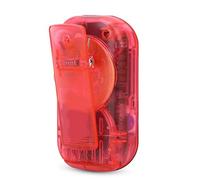 Dilwe Mini Métronome Numérique, Tap Tempo Clip Beat Counter avec Double Sortie Casque pour Instruments de Musiciens, Noir Blanc Bleu Jaune Rouge (rouge)