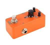 Dilwe Mini Pédale de Modulation à Bloc Unique, Excellent Effet Sonore pour les Fans de Hard Rock, Conception Portable (Délai orange)