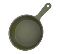 Dilwe Mini Poêle à Frire, Petite Poêle Ronde, Poêle à œufs Antiadhésive, Ustensiles de Cuisine de Camping, pour Cuisinière à Crêpes, Plaque à Induction à Gaz (Vert OD)