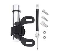 Dilwe Mini Pompe Bicyclette, Pompe à Main d'air de Vélo Gonfleur de Pneu de Vélo d'Alliage d'Aluminium pour Vélo, Basket-Ball, Football