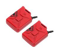 Dilwe Mini Réservoirs de Carburant de Simulation en Métal RC 2 Pièces, Réservoir D'huile en Alliage de Zinc avec Conception de Simulation élevée, pour Voiture d'escalade Axiale SCX10