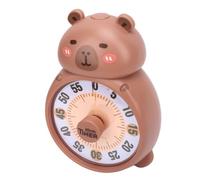 Dilwe Minuteur Capybara, Grand écran Facile à Lire, Compte à Rebours avec Cadran surdimensionné, Idéal pour Les Enfants, Les étudiants, la Salle de Classe, Les études et la Cuisine.