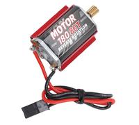 Dilwe Moteur 180 RC, Moteur à Brosse avec Dissipateur Thermique adapté à 1/18 Voiture de Robot à Télécommande, avec du Matériel de Pignon 11t (80T)