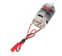 Dilwe Moteur à Balais 390, Moteur de Voiture RC Haute Torsion 28T avec Dissipateur Thermique Bleu pour Chenilles 1:10, 1:12, 1:14, 1:16 et 1:24