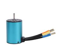 Dilwe Moteur sans Balais RC, Moteur 4 Pôles Haute Puissance 900 W avec Boîtier en Aluminium pour Mise à Niveau de Voiture, Camion et Buggy RC à L'échelle 1/10 (4000KV)