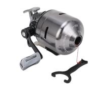 Dilwe Moulinet de Pêche à Face Fermée, en Acier Inoxydable avec Disposition Automatique des Lignes, Moulinet de Pêche à Grande Vitesse pour Débutants et Pêcheurs Expérimentés (Gray)