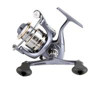 Dilwe Moulinet de Pêche Spinning, Construction Entièrement Métallique, Double Manivelle à Rapport de Vitesse élevé, pour la Pêche en Eau Douce et en Mer, avec Mécanisme à Faible (KM5000)