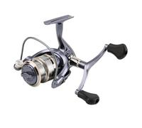 Dilwe Moulinet de Pêche Spinning, Construction Entièrement Métallique, Double Manivelle à Rapport de Vitesse élevé, pour la Pêche en Eau Douce et en Mer, avec Mécanisme à Faible (KM3000)