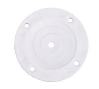 Dilwe Oeillet de Canne Utilitaire Marin en PVC Blanc, Support de Canne Rond de 7,05 Cm de Diamètre Extérieur, Ajustement Parfait, Installation Facile, Multi-Usage pour Le Routage de Câbles, Support