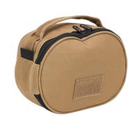 Dilwe Organisateur D'ustensiles de Camping, Sac rembourré en Polyester 600D pour Bols et Tasses avec Poche en Filet, Rangement de Pique-Nique Portable pour la Randonnée (Yellow)