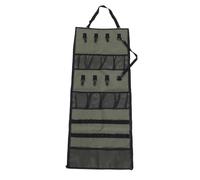 Dilwe Organisateur Suspendu de Camping, Organisateur D'auvent de Tente avec Poches en Filet, Support de Rangement Suspendu en Tissu Oxford 600D pour Pique-Nique en Plein Air Vert