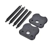 Dilwe Outil de Rectitude D'équilibre de Détecteur de Flèche ABS, avec Accessoire de Tir pour la Détection de Flèche Noire (Black)