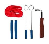 Dilwe Outils d'accordeur de Piano, kit d'accord de sourdine pour Marteau Professionnel Comprenant Une Bande de sourdine pour Coup