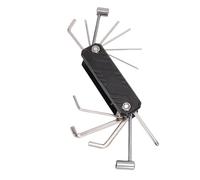 Dilwe Outils de Guitare, clé Multifonctionnelle en Alliage d'aluminium pour Musiciens, Ensemble de Réglage Compact 12 en 1 pour Pédales de Basse et d'effet