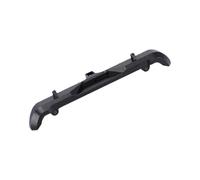 Dilwe Pare-Chocs sur Chenilles RC, Pare-Chocs Arrière en Alliage D'aluminium adapté pour SCX30, Accessoires de Mise à Niveau en Métal pour Voiture RC à L'échelle 1/30 Noir