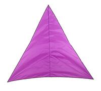 Dilwe Pare-Soleil Triangulaire, Tissu Oxford Imperméable et Respirant Résistant aux Déchirures avec Anneau en D en Acier Inoxydable, pour Terrasses, Jardins, Piscines, Cours, Abris (Purple)