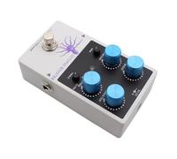 Dilwe Pédale Booster de Basse, égaliseur 3 Bandes avec Gain Large Plage et Préampli Transparent pour Guitare Basse, Effet Clean Boost avec Fréquence Moyenne Balayable