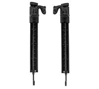 Dilwe Pédale de Kayak Durable Contrôle des Broches de Pied Réglables pour Seesöder Kajak -Kanus, Nylon Black 1 Paire de Crayons de Pied