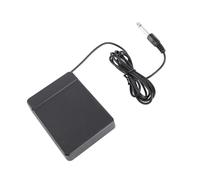 Dilwe Pédale de Sustain Universelle pour Clavier et Batterie électroniques, avec Conception Silencieuse et Coussinets en Silicone Antidérapants, Compatible avec les Pianos Roulés à la (6,35 mm)