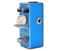 Dilwe Pédale D'Effet Pitch Shifter, Pédale pour Guitare électrique Bleue Métal avec True Bypass, 3 Modes Dry/Wet, pour Effet de transposition.