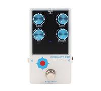 Dilwe Pédale D'effets de Basse, Pédale D'effet Wah Automatique True Bypass avec 4 Boutons de Commande pour une Réponse Dynamique, tonalité Classique pour Guitare Basse