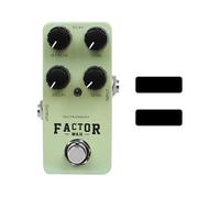 Dilwe Pédale FACTOR WAH, Pédale D'effets pour Guitare électrique avec Qualités Tonales Réglables et Construction Entièrement Métallique, pour Guitaristes et Bassistes