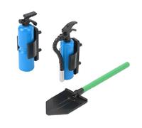 Dilwe Pelle D'extincteur RC, Kit de Modèle de Pelle Militaire Décorative pour 1 à 10 Chenilles RC, avec Apparence Réaliste et Conception Légère (Blue)