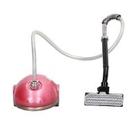 Dilwe Petit Aspirateur Miniature avec des Détails Réalistes, adapté aux Accessoires de Parc/Couverture de Poupée à L'échelle 1:12 (Rose)