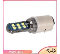 Dilwe Phare à DEL BA20D 12LED BA20D Phare LED LED Ampoules de Phares de Moto Moto Véhicule électrique Double Griffe auto tableau