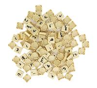 Dilwe Pièces D'échecs de Mots Croisés Arabes Définissez 110 PC avec des Lettres Claires PS Matériel pour Divers Jeux à Domicile et Activités de Plein Air