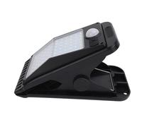 Dilwe Pince/support Solaire 72 LED, Lampe Portable étanche et Faible Consommation pour Jardin, Extérieur, Matériau ABS (Lumière chaude)