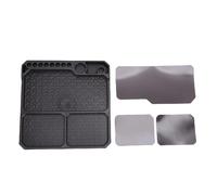 Dilwe Plateau à Outils en Silicone, Porte-vis RC avec Compartiments Séparés pour la Construction de Modèles Réduits et la Réparation électronique
