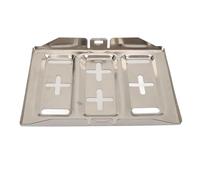 Dilwe Plateau de Batterie Plateau de Montage de Batterie en Acier Inoxydable 193 X 285 Mm de Support de de Véhicule Universel avec Vis de Fixation pour Batteries de Groupe Standard de Voiture