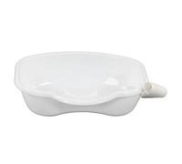 Dilwe Plateau de Lavage de Cheveux, Bassin de Shampoing Portable et Vidable à Surface Lisse pour Femmes Enceintes Alitées, Bassin de Shampoing Léger