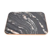 Dilwe Plateau de Table, Surface de Salle à Manger en Bois Massif, Rectangulaire 23,23 X 15,35 Pouces, Idéal pour Une Utilisation en Camping-Car et en Yacht (Black)