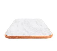 Dilwe Plateau de Table, Surface de Salle à Manger en Bois Massif, Rectangulaire 23,23 X 15,35 Pouces, Idéal pour Une Utilisation en Camping-Car et en Yacht (Gray)