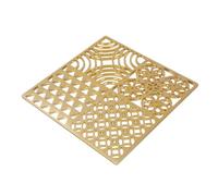 Dilwe Plateau de Timbres à Glaçons en Cuivre, Accessoire de Barman élégant pour Cocktails, Conception Facile à Utiliser pour les Amateurs de Whisky (C)