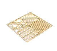 Dilwe Plateau de Timbres à Glaçons en Cuivre, Accessoire de Barman élégant pour Cocktails, Conception Facile à Utiliser pour les Amateurs de Whisky (A)