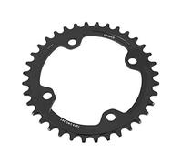 Dilwe Plateau de Vélo, Anneau de Chaîne Détraqué en Acier de Vélo de Montagne Pédalier pour 32/34/36 / 38Tparts(34T-Noir)